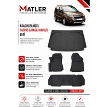 Citroen Berlingo 2018 Model 4d Ekstra Havuzlu Paspas ve Bagaj Havuzu Set