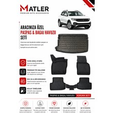 Volkswagen T-Cross 2019 Model 4d Ekstra Havuzlu Paspas ve Bagaj Havuzu Set