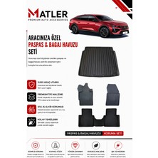 Peugeot 408 2023 Model 4d Ekstra Havuzlu Paspas ve Bagaj Havuzu Set