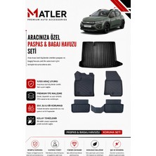 Dacia Sandero 2027 Model 4d Ekstra Havuzlu Paspas ve Bagaj Havuzu Set