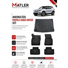 Volvo EX40 2027 Model 4d Ekstra Havuzlu Paspas ve Bagaj Havuzu Set