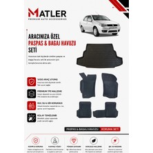 Fiat Albea 2004 Model 4d Ekstra Havuzlu Paspas ve Bagaj Havuzu Set