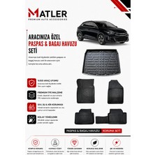 Kia Xceed 2019 Model 4d Ekstra Havuzlu Paspas ve Bagaj Havuzu Set