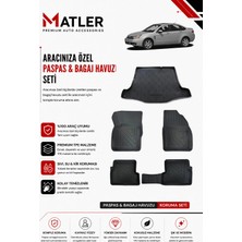 Ford Focus 2 Sedan 2005 Model 4d Ekstra Havuzlu Paspas ve Bagaj Havuzu Set