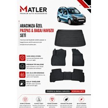 Citroen Nemo 2013 Model 4d Ekstra Havuzlu Paspas ve Bagaj Havuzu Set