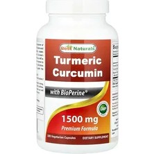Best Naturals, Turmeric Curcumin With Bioperine®, 180 Vegetarian Capsules