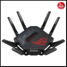 Asus Rog Rapture GT-BE98, BE25000, 24400MBPS, 8xanten, Four Band, Wifi 7, Aimesh, Aiprotection Pro, Gamıng Extendable Router
