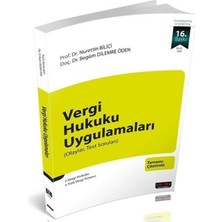 Savaş Yayınevi Vergi Hukuku Uygulamaları