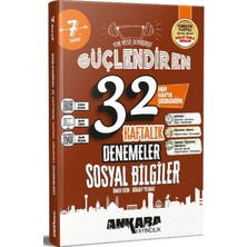 Ankara Yayıncılık 7. Sınıf Güçlendiren 32 Haftalık Sosyal Bilgiler Kazanım Denemeleri