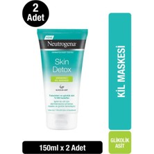 Neutrogena Skin Detox Arındırıcı Kil Maskesi 150 ml X2
