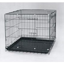 Smglobal Dayang Köpek Kafesi Siyah 93X56.5X63.5