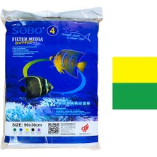 Smglobal Sobo Filtre Süngeri 90X30X2 Sarı Yeşil