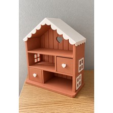 Neo Gift Ev Şeklinde Bebek Evi ve Çekmeceli Dekoratif Organizer | Çocuk Odası Dekorasyonu