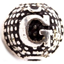 Zero Land Smglobal 8 mm Metal Harf - Metal Tesbih Harfi - Ğ