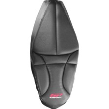 GP Kompozit Mondial Strada 125 2023-2025 Uyumlu Motosiklet Konfor Sele Kılıfı Siyah