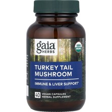 Gaia Herbs Turkey Tail Mushroom, 40 Vegan Capsules