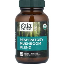 Gaia Herbs Respiratory Mushroom Blend, 40 Vegan Capsules