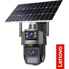 Uslucan Alışveriş Smart Solar 4g Sim Kartlı Ip Güvenlik Kamerası 2 Lens 2X3MP Aov Ptz G4S4