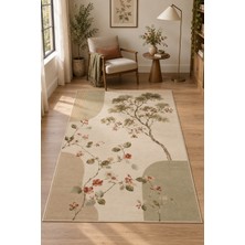 Rugs Modern Halı Arya Studio Özel Tasarım Bej ve Kahverengi Ince Dokuma Salon Halısı