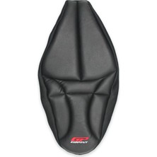 GP Kompozit Yamaha MT-07 Tracer 2016-2024 Uyumlu Fileli Motosiklet Konfor Sele Kılıfı Siyah