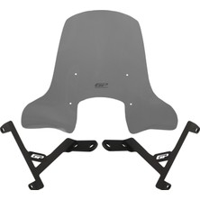 GP Kompozit Suzuki Address 2023-2025 Uyumlu Ön Tur Camı Füme - 54 cm