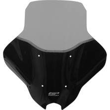 GP Kompozit Yamaha NMAX 125 / 155 2025-2026 Uyumlu Baskılı Ön Cam Füme - 58 cm