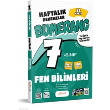 Günay Yayınları Günay Yayıncılık 7. Sınıf Bumerang 32 Haftalık Fen Bilimleri Denemeleri