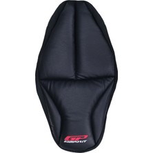 GP Kompozit Arora Cappucino 50 / 125 2019-2024 Uyumlu Fileli Motosiklet Konfor Sele Kılıfı Siyah