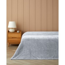English Home Vena Supersoft Tek Kişilik Battaniye 150X200 cm Gümüş
