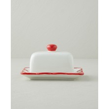 English Home Lovely Loop Dolomite Sunumluk 18X13 cm Kırmızı