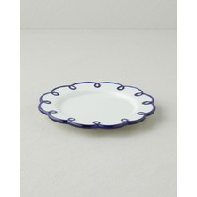 English Home Lovely Loop Dolomite Pasta Tabağı 20,5 cm Lacivert