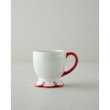 English Home Lovely Loop Dolomite Kupa 320 ml Kırmızı