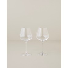 English Home Rivela Cam Ikili Kadeh 650 ml Şeffaf