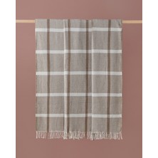 English Home Damasko Koltuk Şalı 130X170 cm Kahverengi