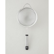 English Home Steel Force Paslanmaz Çelik Süzgeç 36X16 cm Siyah - Gri