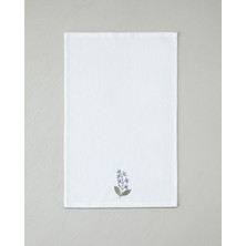 English Home Petalia Pamuk Polyester Nakışlı Kurulama Bezi 30X50 cm Mavi