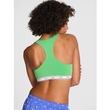 Victoria's Secret Cotton Racerback Logo Bralette