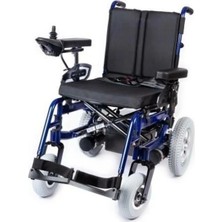 Medikaltec Akülü Sandalye Lacivert | 340W Motor, Yatar Sırt, Katlanır Alüminyum Şase, 130KG Allure