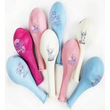Mutlu Anılar Partievi Lilo ve Stitch Baskılı Balon 6 Adet