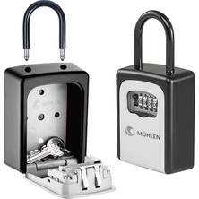 Mühlen Safe Key 4 Çelik Kasa Anahtar Kutusu Siyah Renk 95x65x26 mm Geniş Hacim