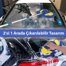 Emt Pazarlama® Ally Mikrofiber Dönebilen Püsküllü Araba Yıkama ve Temizleme FIRÇASI-(5775)
