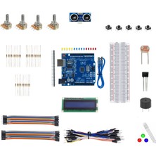 Arduino Emes Robotik Arduino 124 Parça Uno R3 Robotik Kodlama Uygulamaları Ileri Başlangıç Proje Seti M3 Eğlenceli Tasarım ve Zeka Geliştirici Projeler