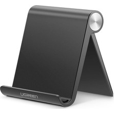 Ugreen Çok Açılı Telefon Standı Siyah 4-10 inch Cihazlar İçin Kauçuk Ayaklı Kullanım Kolaylığı