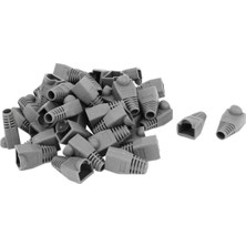 Hq Speed RJ45 Jack Koruma Kılıfı Bot 100 Adet Esnek Plastik Ethernet Konnektör Kapak Cat5 Cat6 Uyumlu