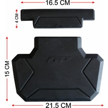 GP Kompozit Universal 21X20cm Plastik Çanta Pedi Siyah