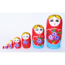 50bir Ahşap Matruşka Bebek 7'li Set