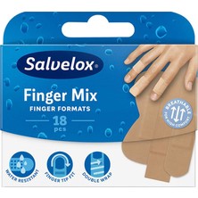 Salvelox Finger Mix 18li Suya Dayanıklı Parmaklar İçin Konforlu Yara Bandı