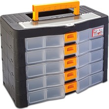 Super-Bag Modüler Organizer Çekmece - 5 Katlı Asr2071 Taşınabilir Özellikli Profesyonel Kullanım İçin