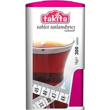 Takita Tablet Tatlandırıcı 300 tablet Düşük Kalori İçeren