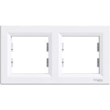 Schneider Asfora Beyaz İkili Çerçeve Modern Tasarım Özellikli EPH5800221 Renk: Beyaz